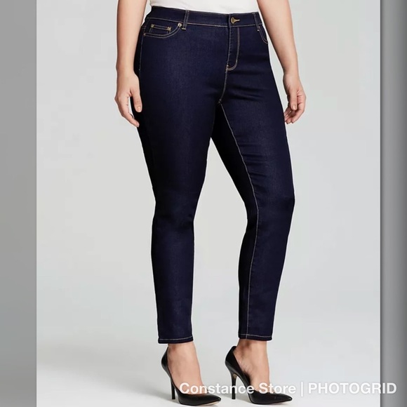 Michael Kors Plus Size 18W Skinny Jeans -Twilight - Picture 1 of 6